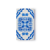 Blue Tile Block Paper Guest Towel Napkins