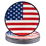 American Flag Melamine Dinner Plate