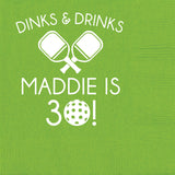 Personalized Birthday Dink & Drinks Napkins Set of 50