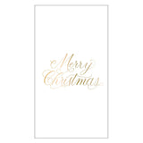 MERRY CHRISTMAS FOIL GUEST TOWEL