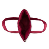 EXTRA-LARGE PERSONALIZED VELVET TOTE BAG - PORT RED DIAMOND