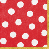 Spot On - Red Luncheon Paper Napkins