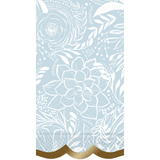 Something Blue Scalloped Paper Guest Towels