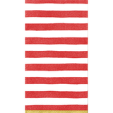 Bold Strokes - Red Paper Guest Towel Napkins