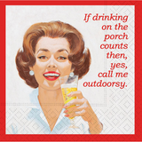 CALL ME OUTDOORSY PAPER BEVERAGE NAPKINS