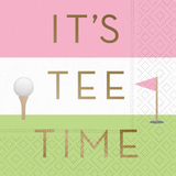 IT'S TEE TIME PAPER BEVERAGE NAPKINS