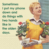 Two Hands and Olden Days Paper Beverage Napkins