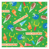 FALL FOOTBALL ICONS BEVERAGE NAPKIN