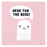 CUTE HERE FOR THE BOOS! BEVERAGE NAPKIN