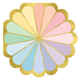 PASTEL PINWHEEL BEVERAGE NAPKIN