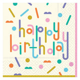 DASHES AND DOTS BEVERAGE NAPKIN