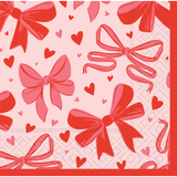 LOVELY BOWS BEVERAGE NAPKINS