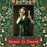 Dinner Is Poured Paper Beverage Napkins