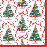 Christmas Charm Paper Cocktail Beverage Napkins