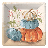 PUMPKIN HARVEST PAPER DINNER PLATE