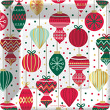 HAPPY CHRISTMAS ICONS PAPER DINNER PLATE