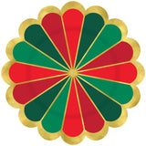 CHRISTMAS PINWHEEL DINNER PLATE