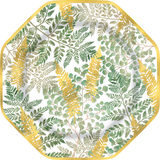 Forest Fern Paper Dinner Plates