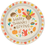 Turkey Fun Feast Paper Dinner Plates