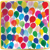 Balloon Bash Dinner Paper Plates