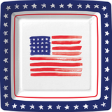 Star Spangled Paper Dinner Plates
