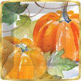 Watercolor Harvest Pumpkins Paper Dinner Plates