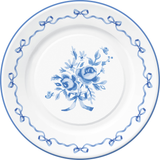 BLOOMS AND BOWS DINNER PAPER PLATES