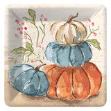 PUMPKIN HARVEST PAPER DESSERT PLATE