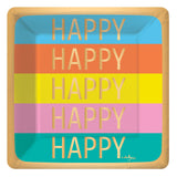 HAPPY HAPPY HAPPY DESSERT PLATES