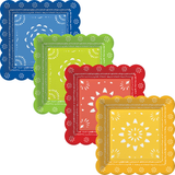 Flora Fiesta Dessert Square Paper Plates