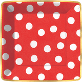 Spot On - Red Dessert Paper Plates