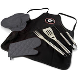 GEORGIA BULLDOGS - BBQ APRON TOTE PRO GRILL SET