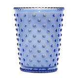 HOBNAIL LAVENDER GLASS CANDLE #64