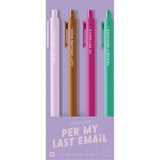 JOTTER SETS 4 PACK - PER MY LAST EMAIL