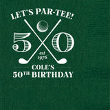 Personalized Let's Par-Tee Napkins Set of 50
