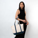 Medium Green Plaid Classic Tote