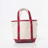 Small Red Plaid Classic Tote