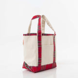 Small Red Plaid Classic Tote