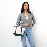 Small Green Plaid Classic Tote