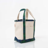 Small Green Plaid Classic Tote
