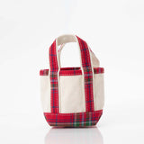 Red Plaid Mini Classic Tote
