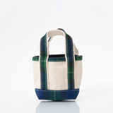 Green Plaid Mini Classic Tote