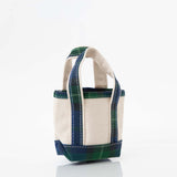 Green Plaid Mini Classic Tote