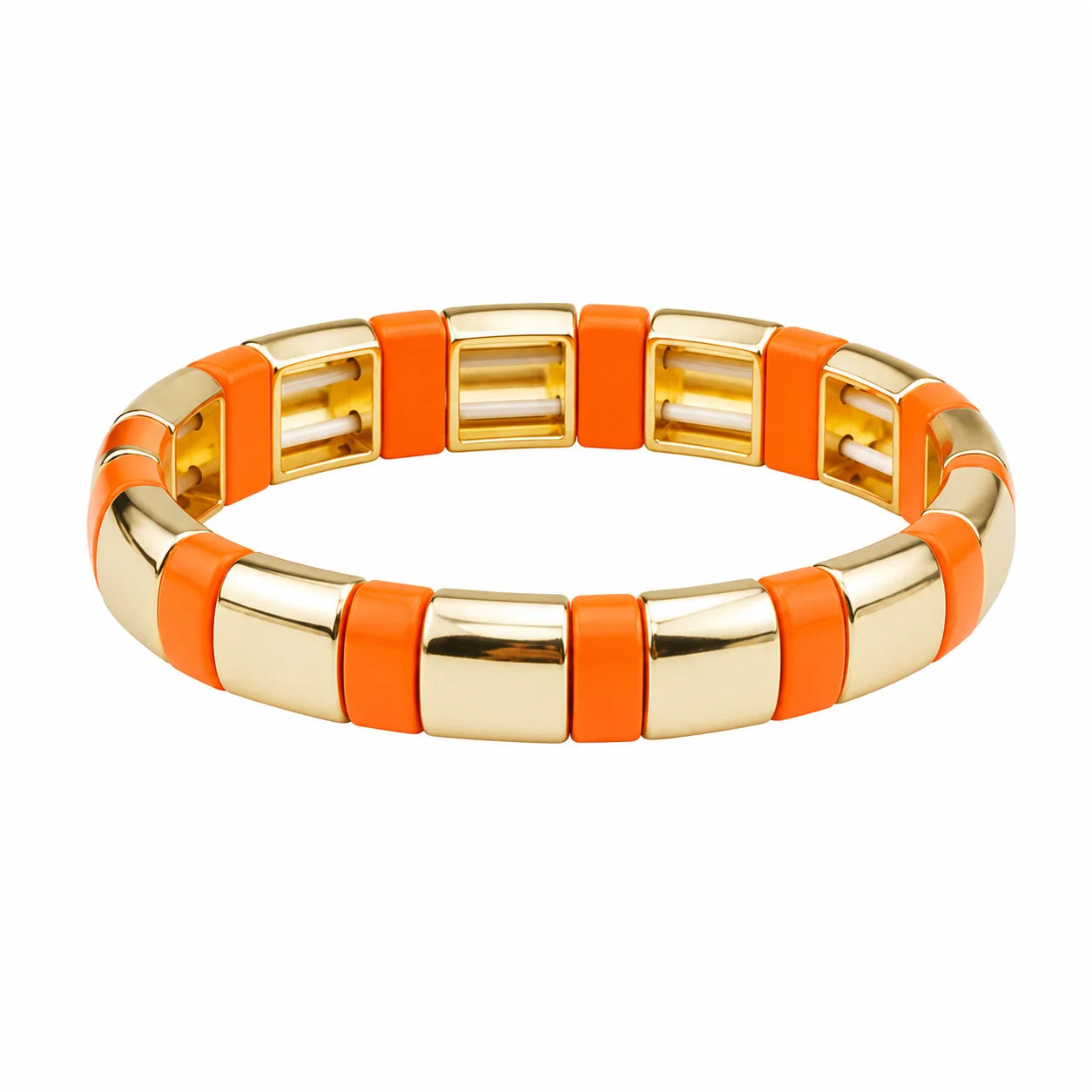 Gold Crush Tile Bracelet