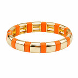 Gold Crush Tile Bracelet