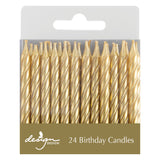 GOLD TWIST STICK CANDLES