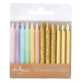 PASTEL PINWHEEL-MIX STICK CANDLES