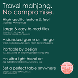 Ice Blue Mahjong Travel Set