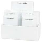 HIGHLAND 7 TABLET SET WHITE WITH LINEN HOLDER