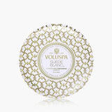 SUEDE BLANC 3 WICK TIN CANDLE
